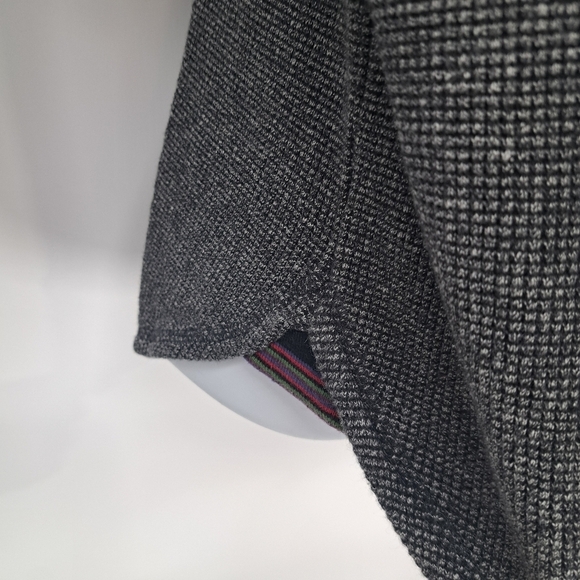 Robert Graham Quarter Zip Pop Over Sweater Size Large - Picture 3 of 8